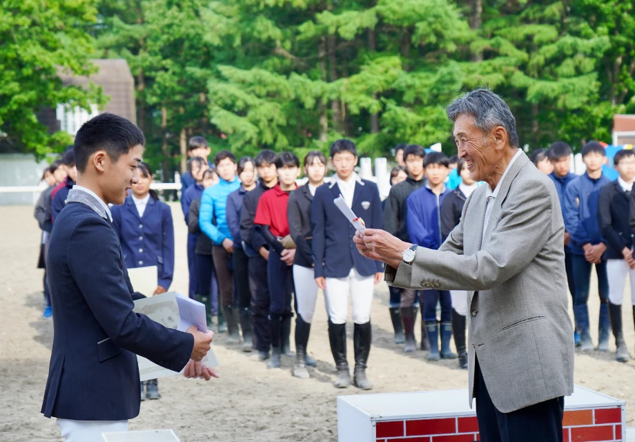 馬術競技の振興、馬術部への協力